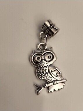 OWL  17 Charm for European Style Bracelets Fits Pandora Systems